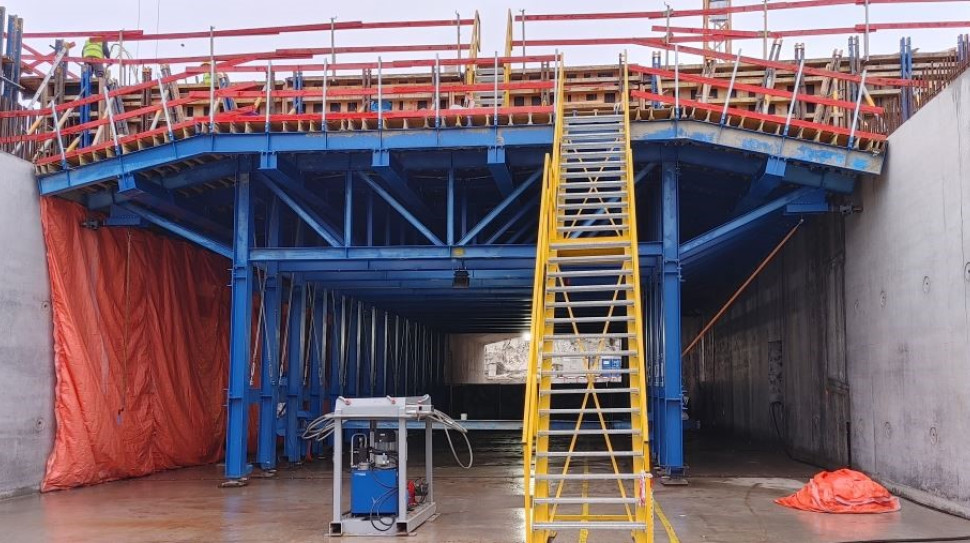 Access ramp formwork for tunnels and infrastructure - Hendriks Formwork ...