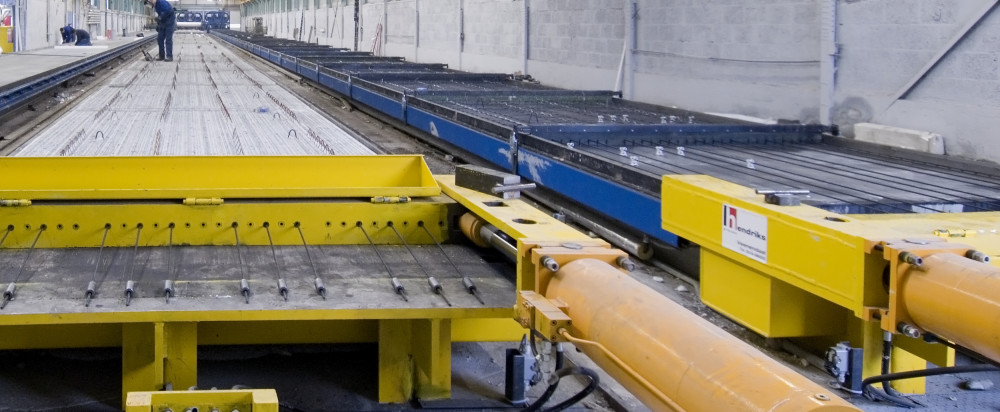 Slabs Production Process Production lines for wide slab and hollow core slabs - Hendriks ...