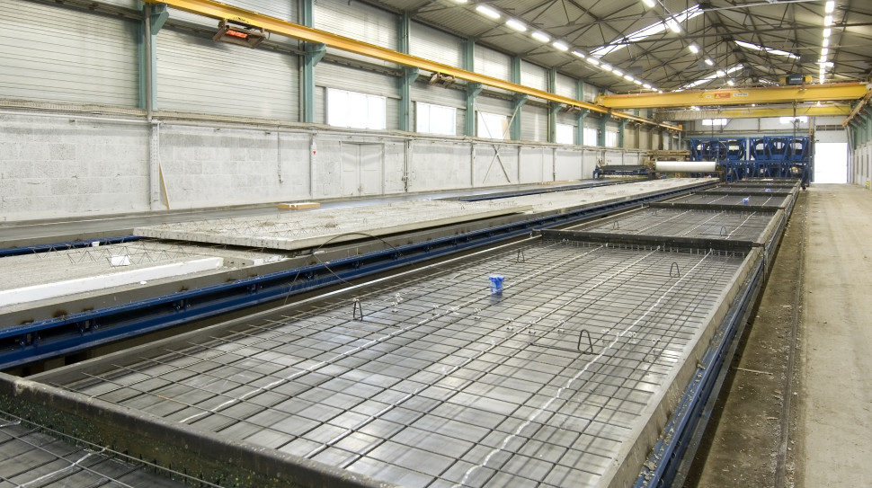 Slabs Production Process Production lines for wide slab and hollow core slabs - Hendriks ...